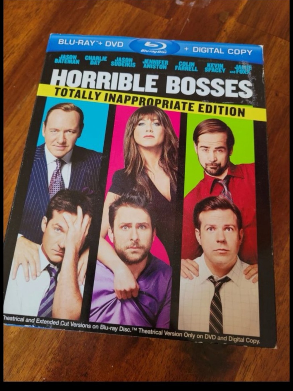Horrible Bosses Blu-ray + DVD Totally Inappropriate Edition - Colorful Cover